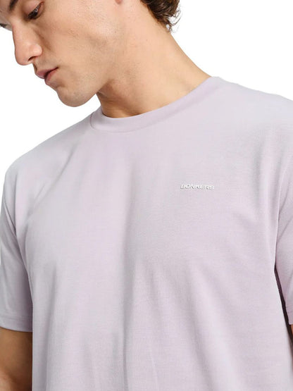 Mist Supima Round Neck Pure Cotton T-Shirt