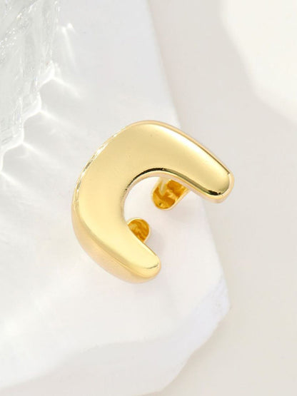 SALTY Women & Girls Moonbend Golden Stylish Adjustable Finger Ring