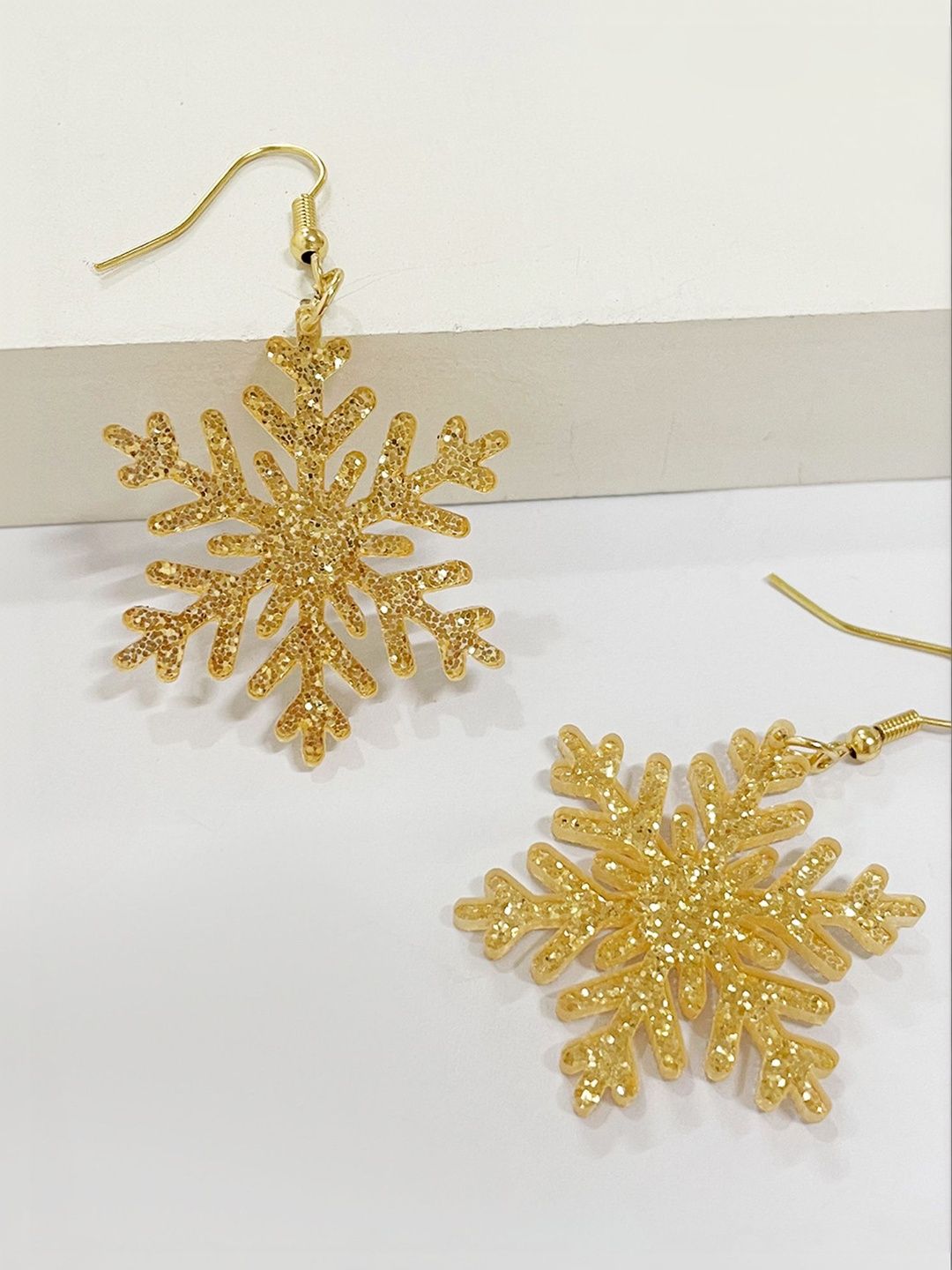 Leaf Shaped Drop Earrings