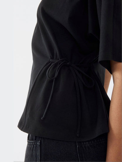 Tie-detail T-shirt