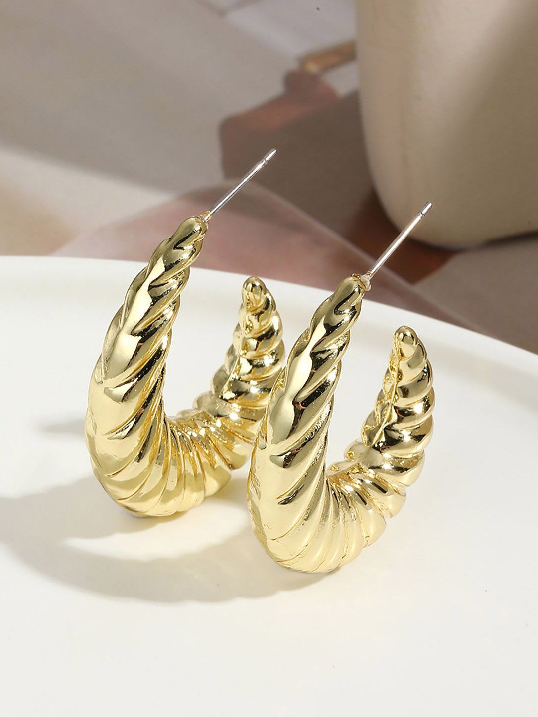 Classic Half Hoop Earrings