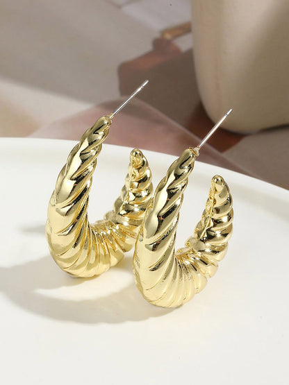 Classic Half Hoop Earrings