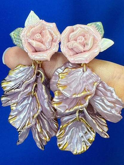 Floral Drop Earrings
