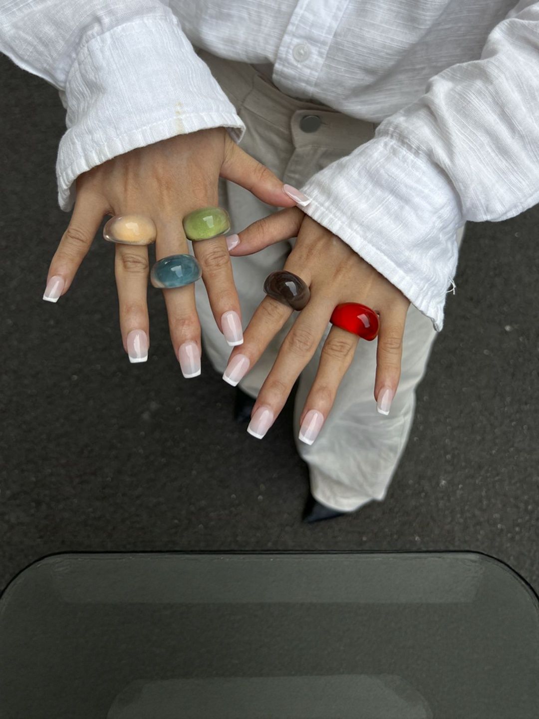 Women Resin Finger Ring