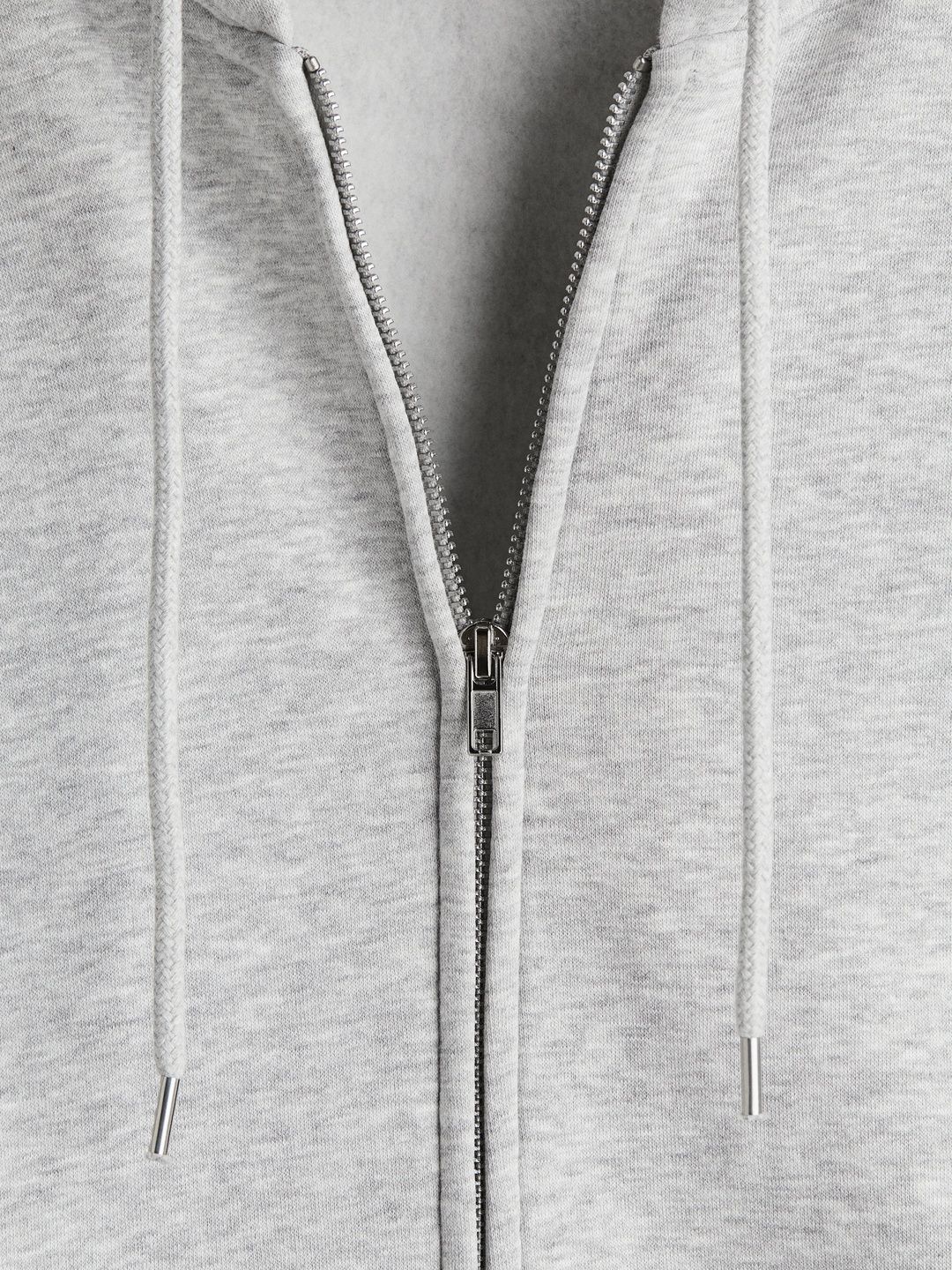 Loose Fit Zip-Through Hoodie