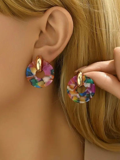 Circular Studs Earrings