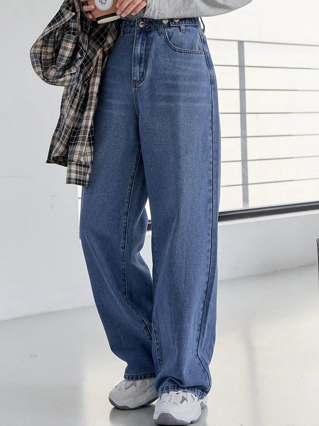 Women High-Rise Straight Fit Stretchable Jeans