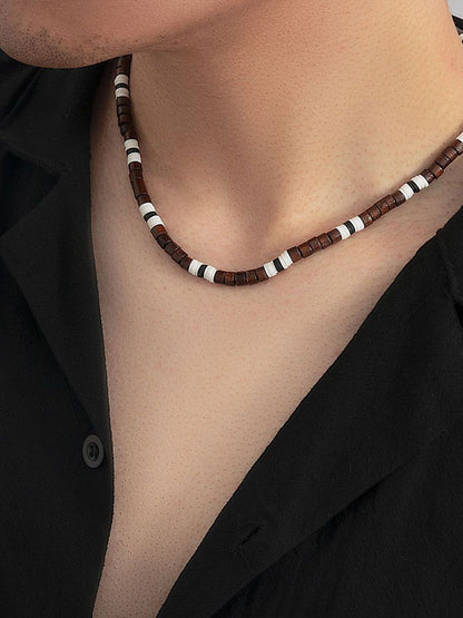 Women Silver-Plated Enamelled Necklace