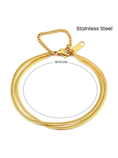 SALTY Stainless Steel Multistrand Bracelet