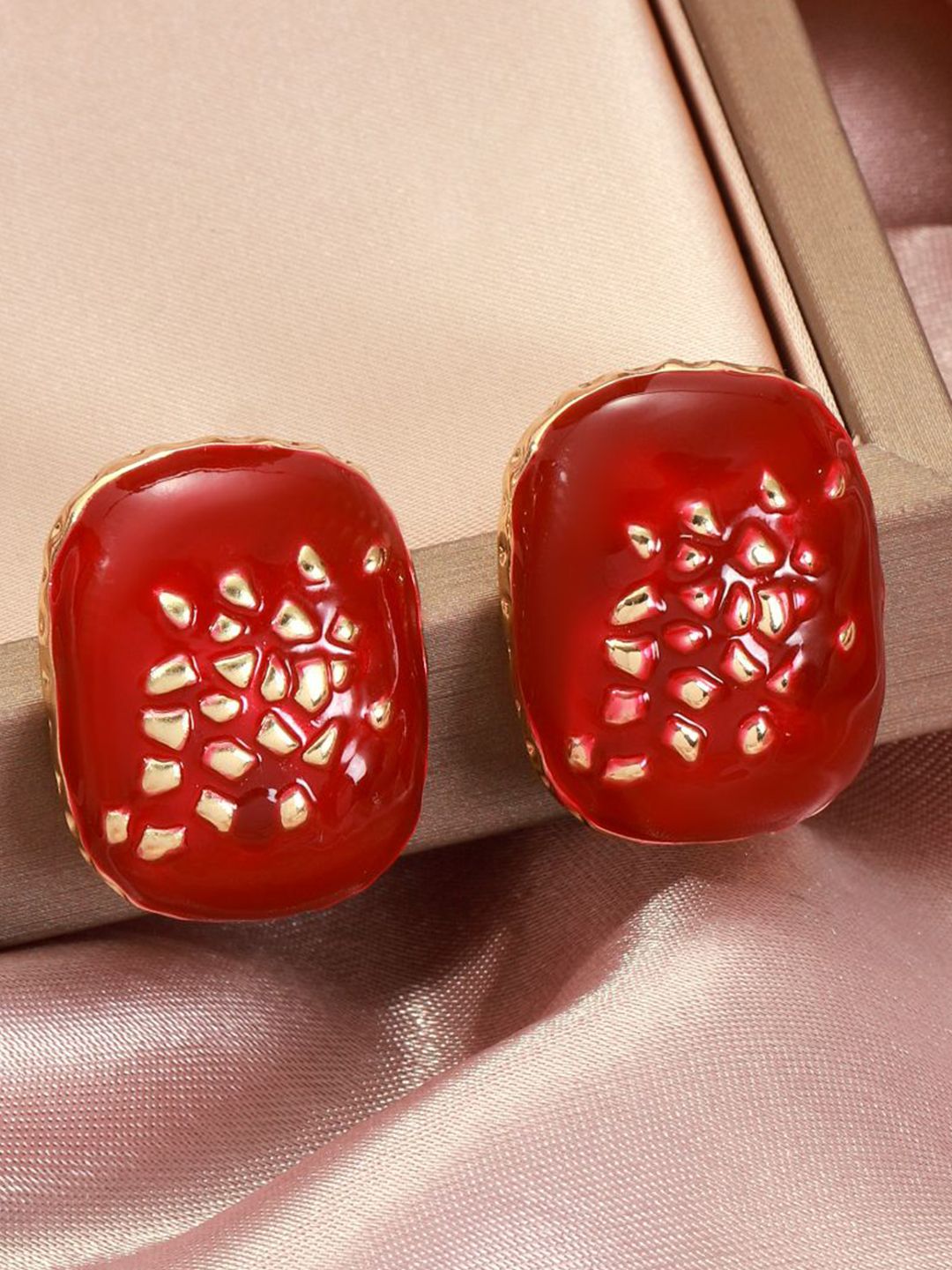 SALTY Valentines Day Scarlet Grace Contemporary Studs Earrings