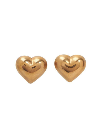 SALTY Stainless Steel Tender Heart Shaped Studs