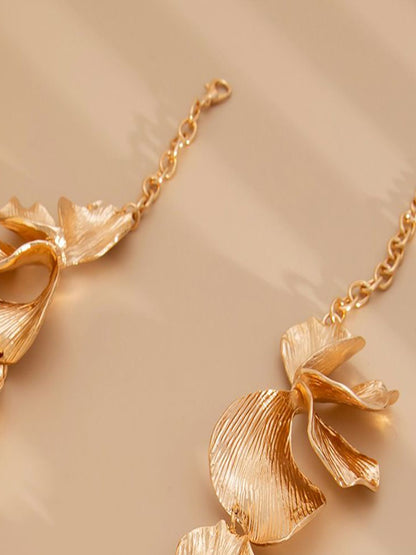 Gold-Plated Statement Necklace