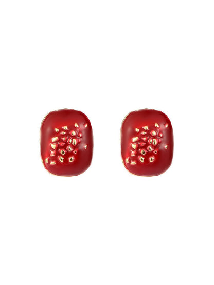 SALTY Valentines Day Scarlet Grace Contemporary Studs Earrings