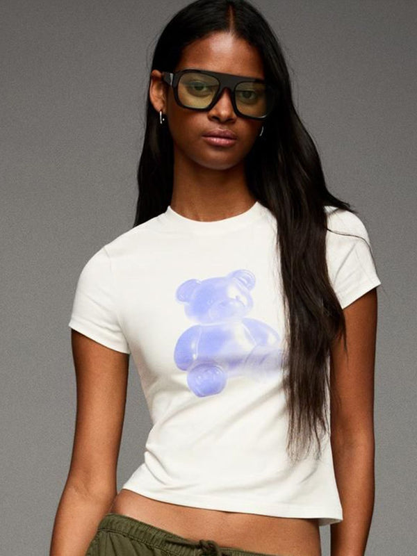 Short sleeve T-shirt with print