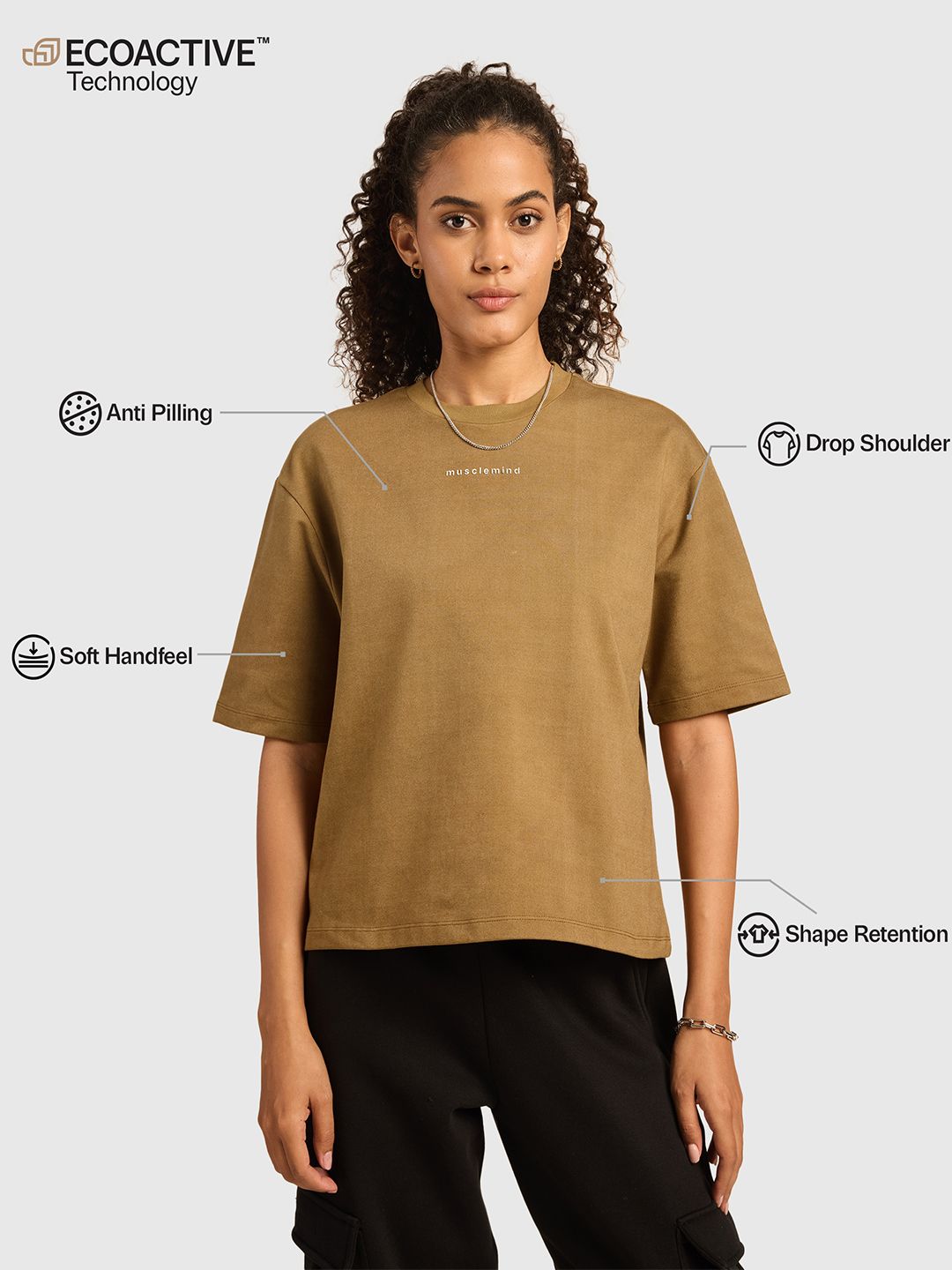 Women Oversized Printed Graphic T-shirt