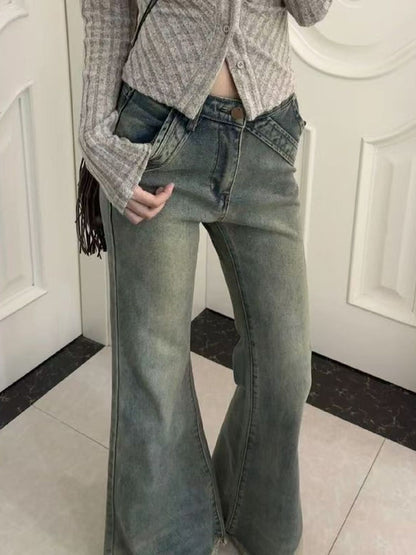 Women Flared Mid-Rise Light Fade Jeans