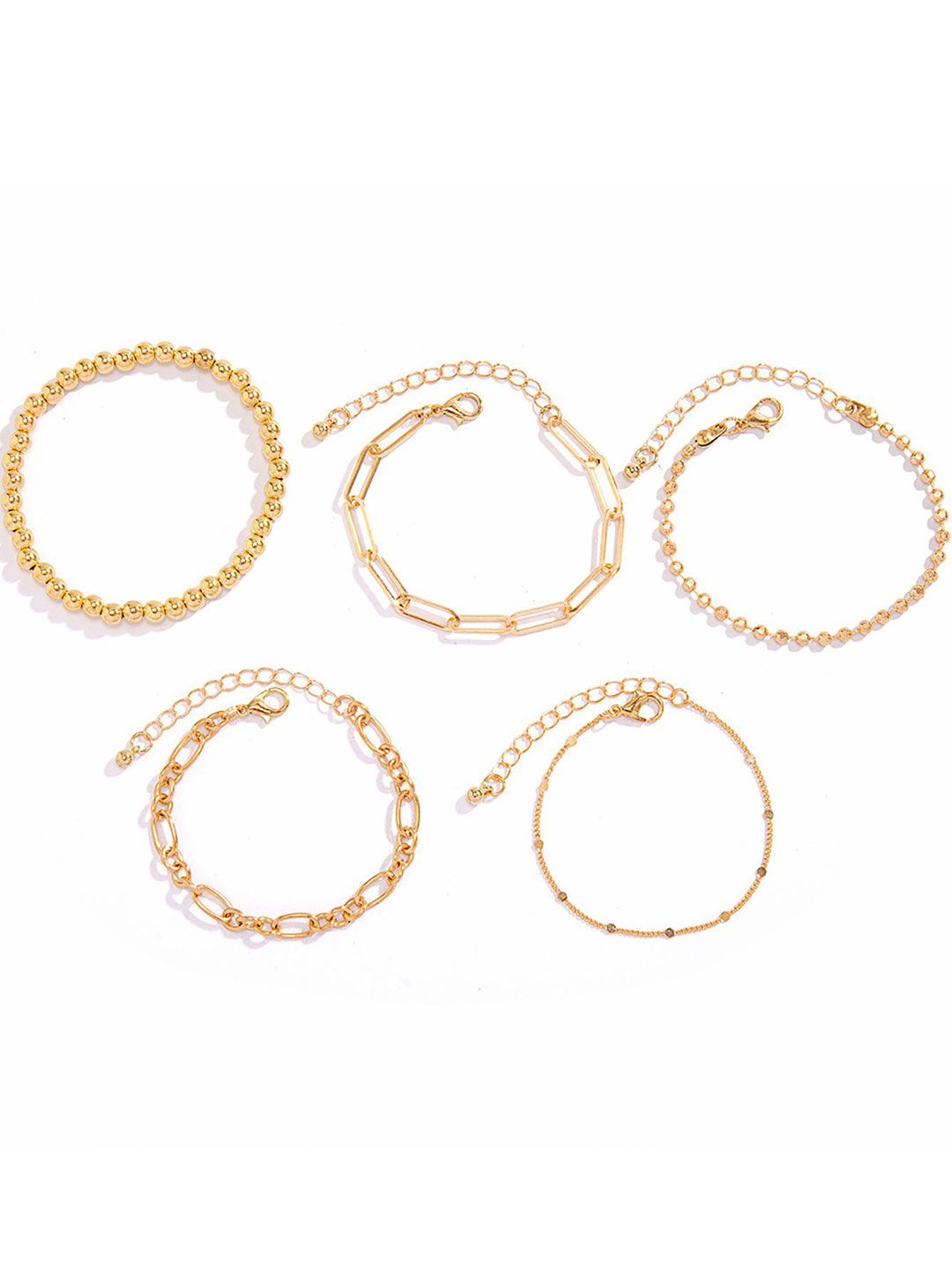 Women 5 Gold-Plated Armlet Bracelet
