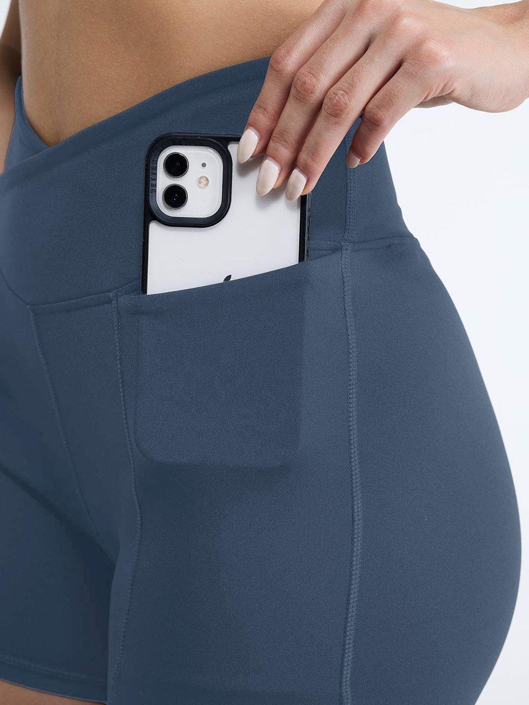 Blue Hourglass Booty Shorts