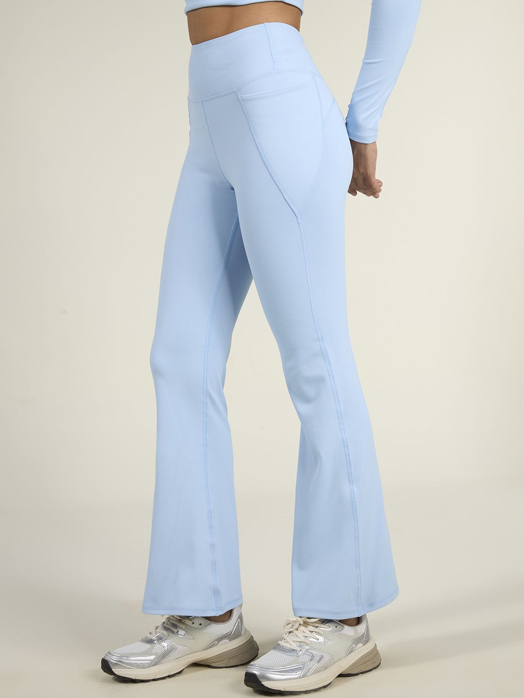 Ice Blue Petite Sculpt Bootcut Leggings