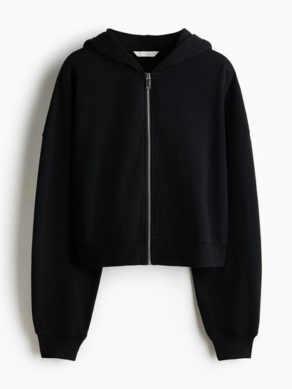 Short Zip-Through Hoodie