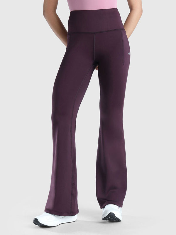 High Rise Waist Flare Tights