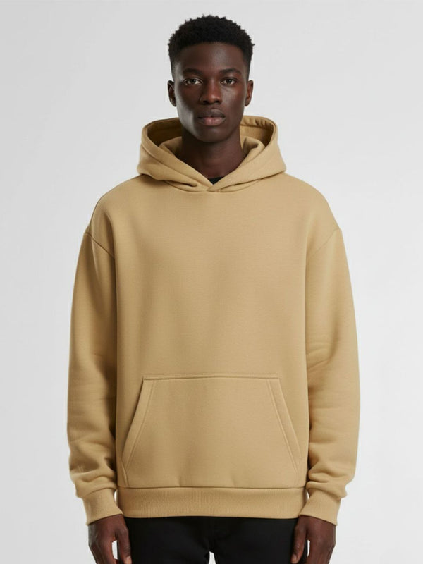 Men Hooded Long Sleeves Cotton Sweatshirt