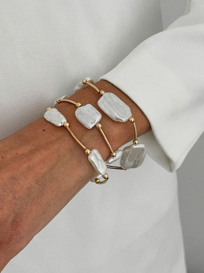 Women 3 Gold-Plated Cuff Bracelet