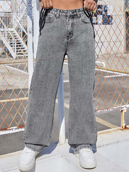 Women Regular Fit High-Rise Cotton Non-Strechable Jeans