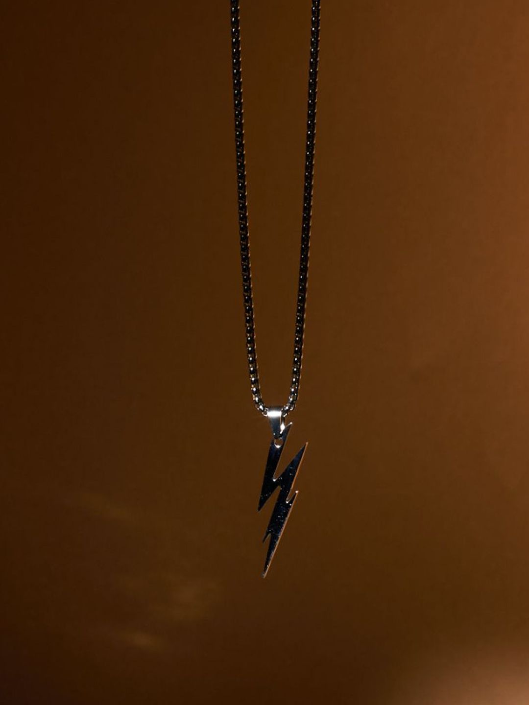 SALTY Pack of 2 Men Silver Voltage Necklace