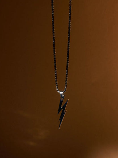 SALTY Pack of 2 Men Silver Voltage Necklace