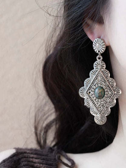 Geometric Drop Earrings