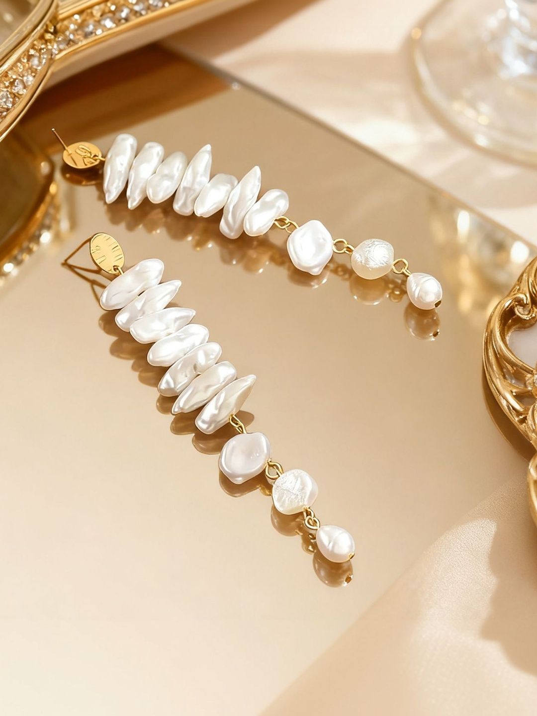 Geometric Drop Earrings