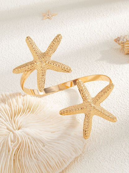 Women Gold-Plated Cuff Bracelet