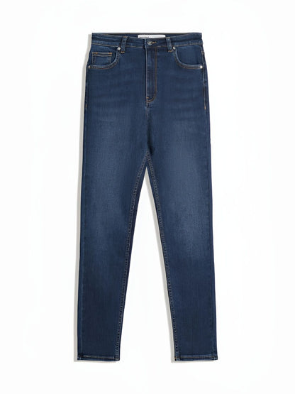 Women Super high-waist soft skinny jeans