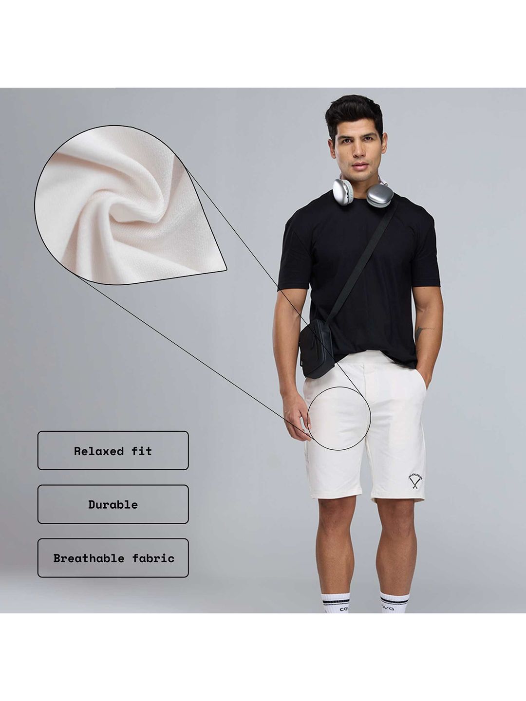 Off-White Bermuda Shorts