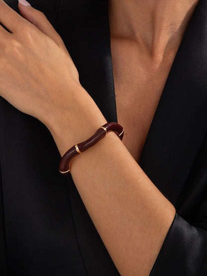 Gold-Plated Kada Bracelet