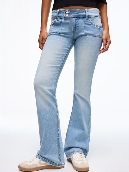 Women Low rise bootcut jeans