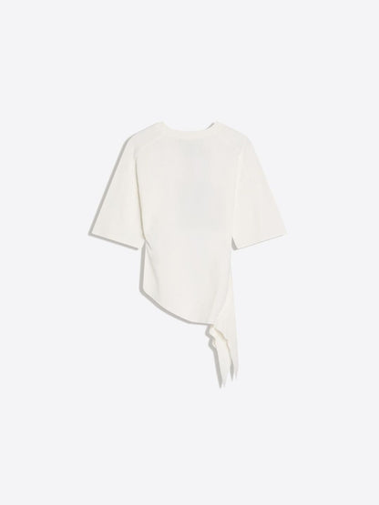 Short sleeve ruched T-shirt