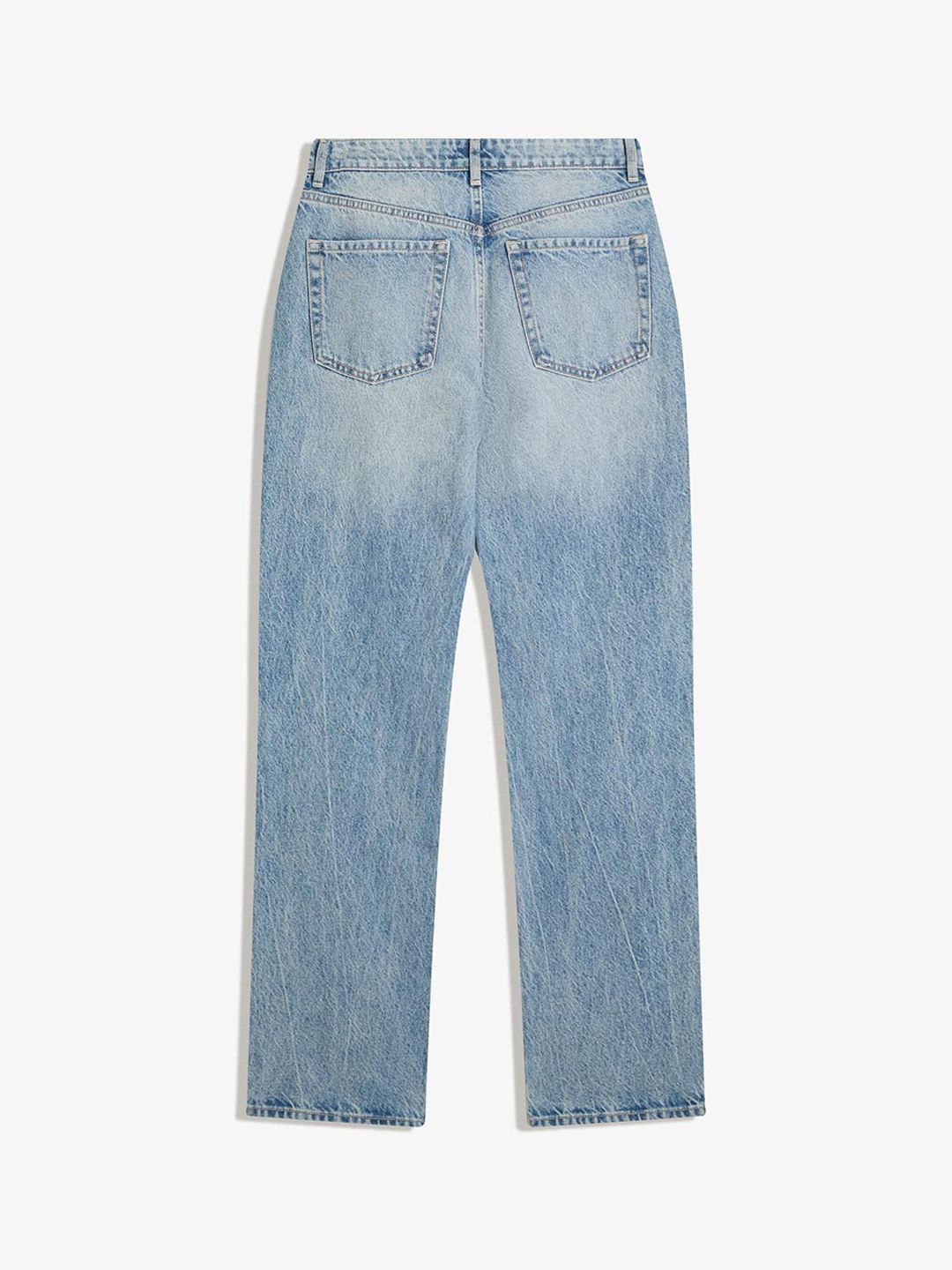 Pure Cotton Straight Fit Jeans