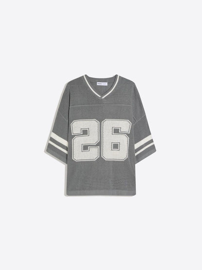 Short sleeve sport print T-shirt