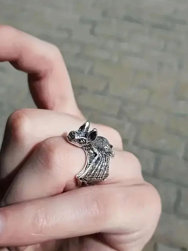 SALTY Spooky Bat Adjustable Finger Ring