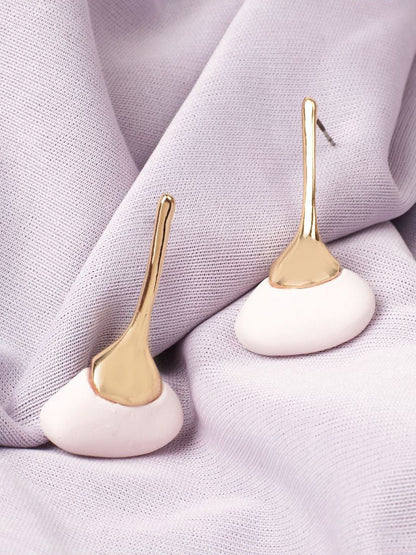 SALTY Contemporary Petal Drop Earrings