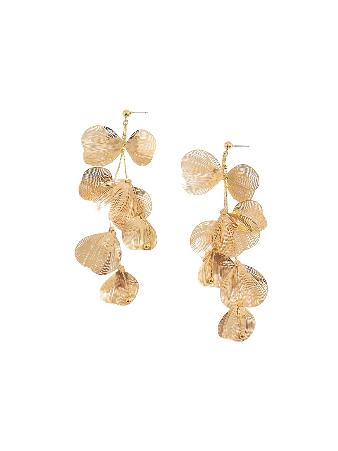 Leaf Shaped Studs Earrings