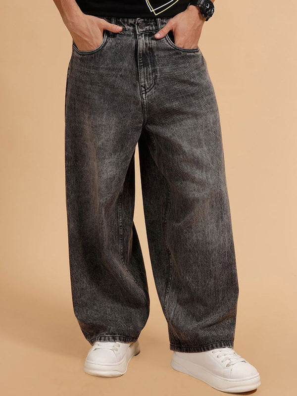 Men Comfort Mid-Rise Light Fade Pure Cotton Jeans