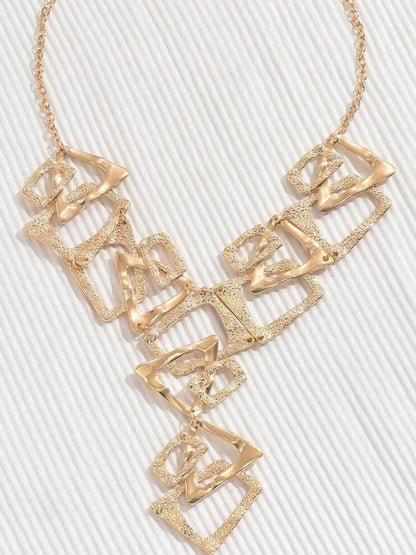 Gold-Plated Enamelled Necklace