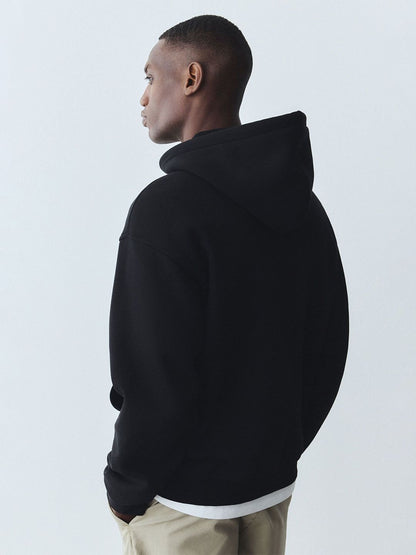 Loose Fit Zip-Through Hoodie