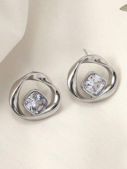 SALTY Artificial Stones Studded Contemporary Studs