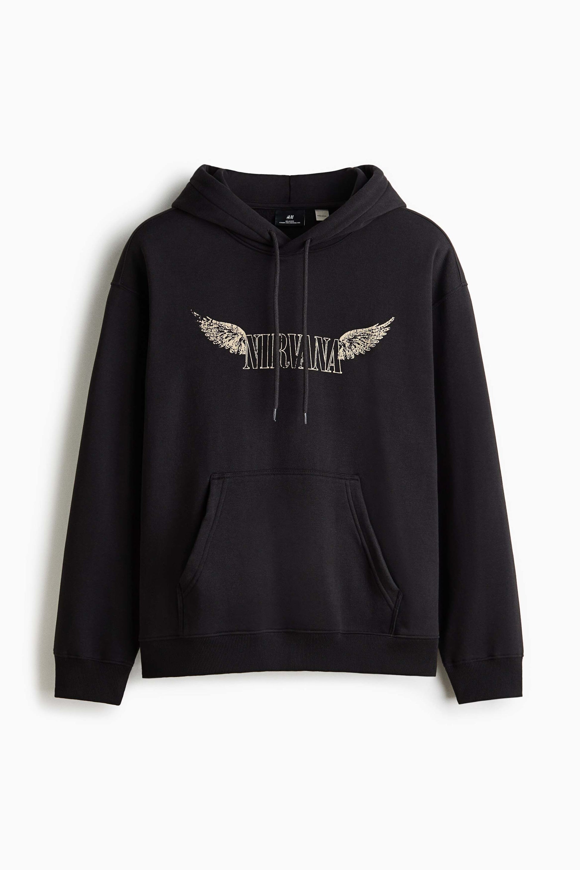 Loose Fit Printed Hoodie