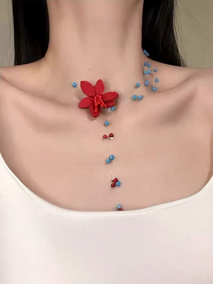 Hand Painted Necklace