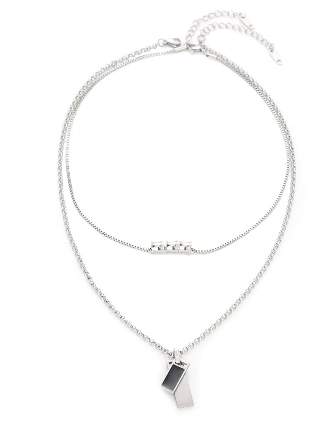 Stainless Steel Silver-Plated Chain
